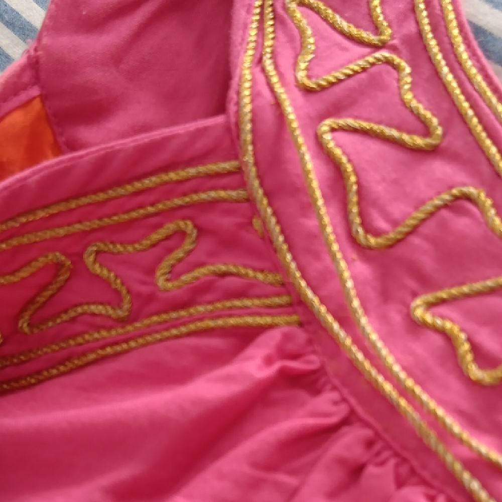 Gretchen Scott Designs Pink and Gold Chemise - Picture 8 of 9